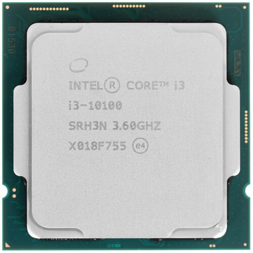 Процессор Core i3 10100 (3.6GHz,6MB) 1200-LGA